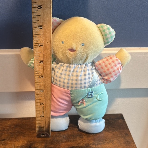 Unbranded / Eden look alike Patchwork Pastel Teddy Bear - Picture 7 of 7